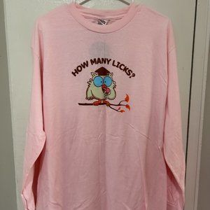 NWT How Many Licks? Tee SZ L